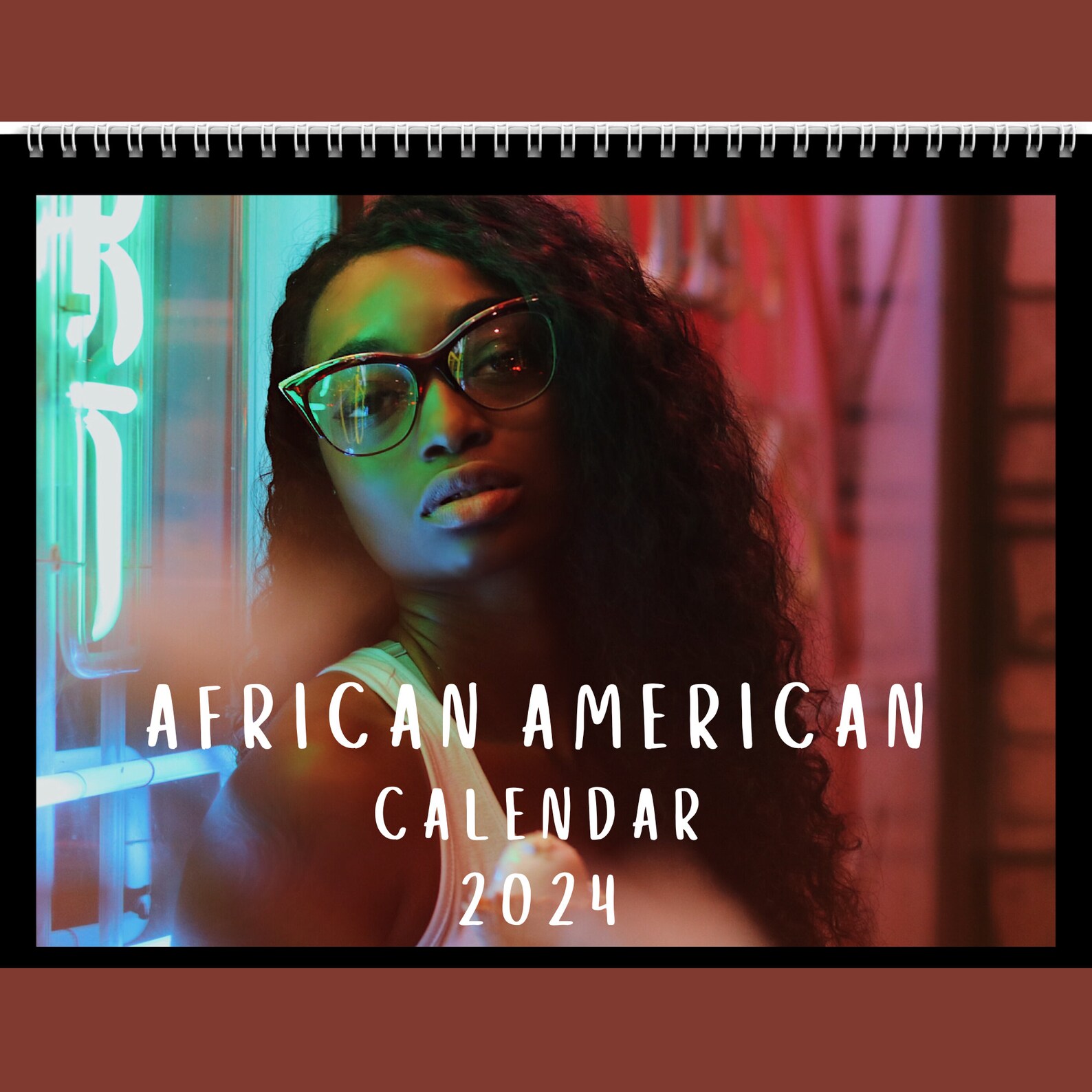 African American Calendar 2024 Gift Idea for African American Lovers