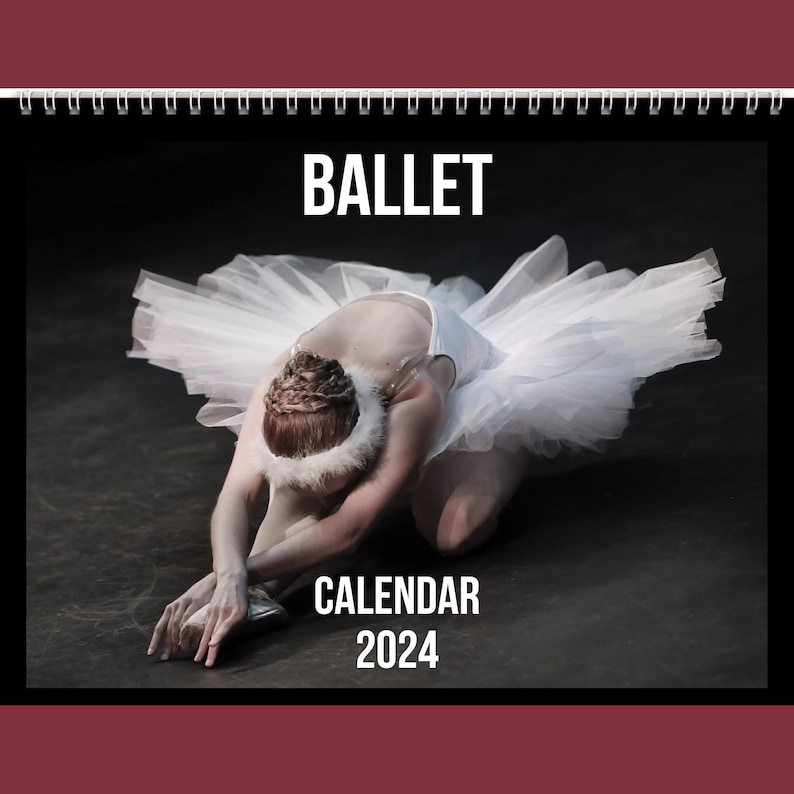 Ballett Kalender 2024 Geschenk Idee für Ballett Liebhaber Etsy.de