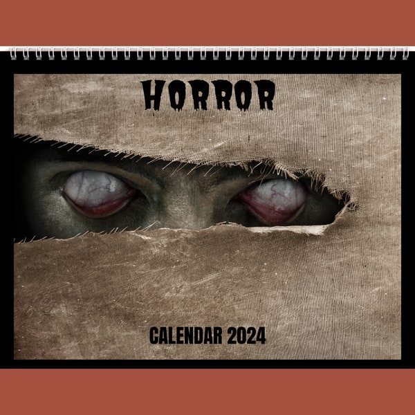2024 Horror Calendar Etsy