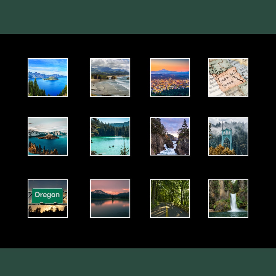 Oregon Calendar 2024 Gift Idea for Oregon Lovers Oregon Wall Calendar