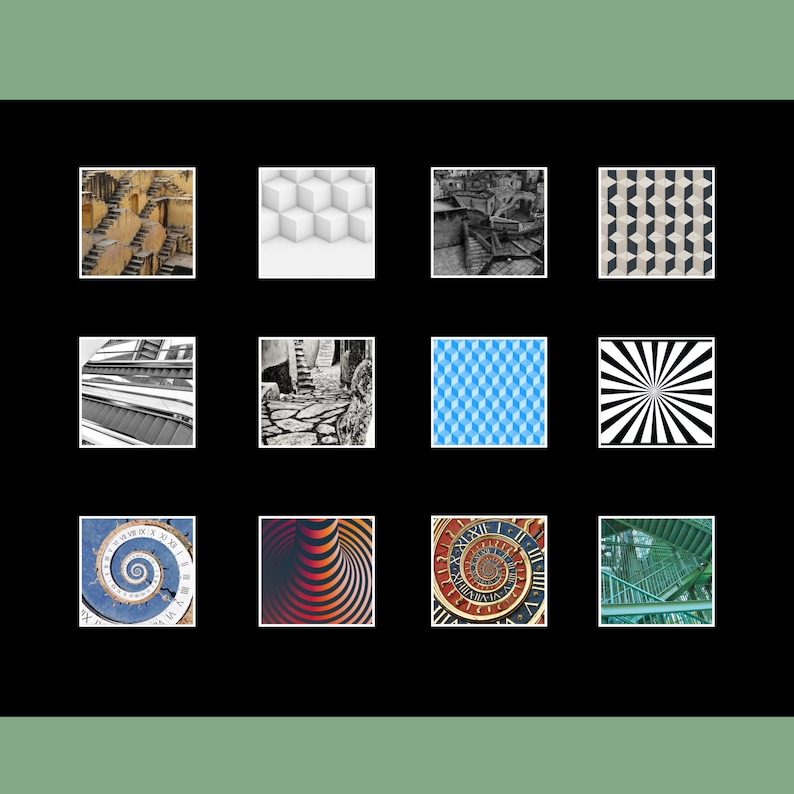 Escher Calendar 2024 Gift Idea for Escher Lovers Escher Art Wall