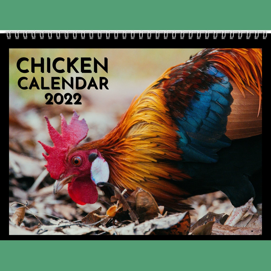 Chicken Calendar 2022 Gift Idea for Chicken Lovers Wall Etsy