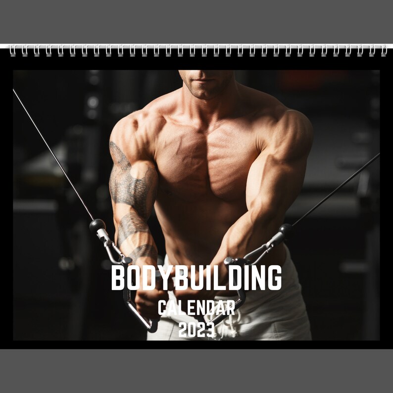 Bodybuilding Calendar 2023 Gift Idea for Bodybuilding Lovers Etsy