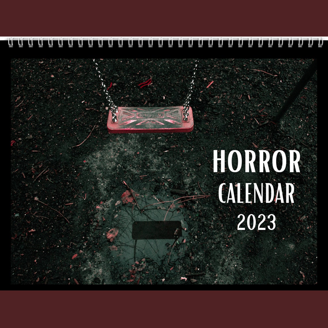 Horror Calendar 2023 Gift Idea for Horror Lovers Creepy Etsy