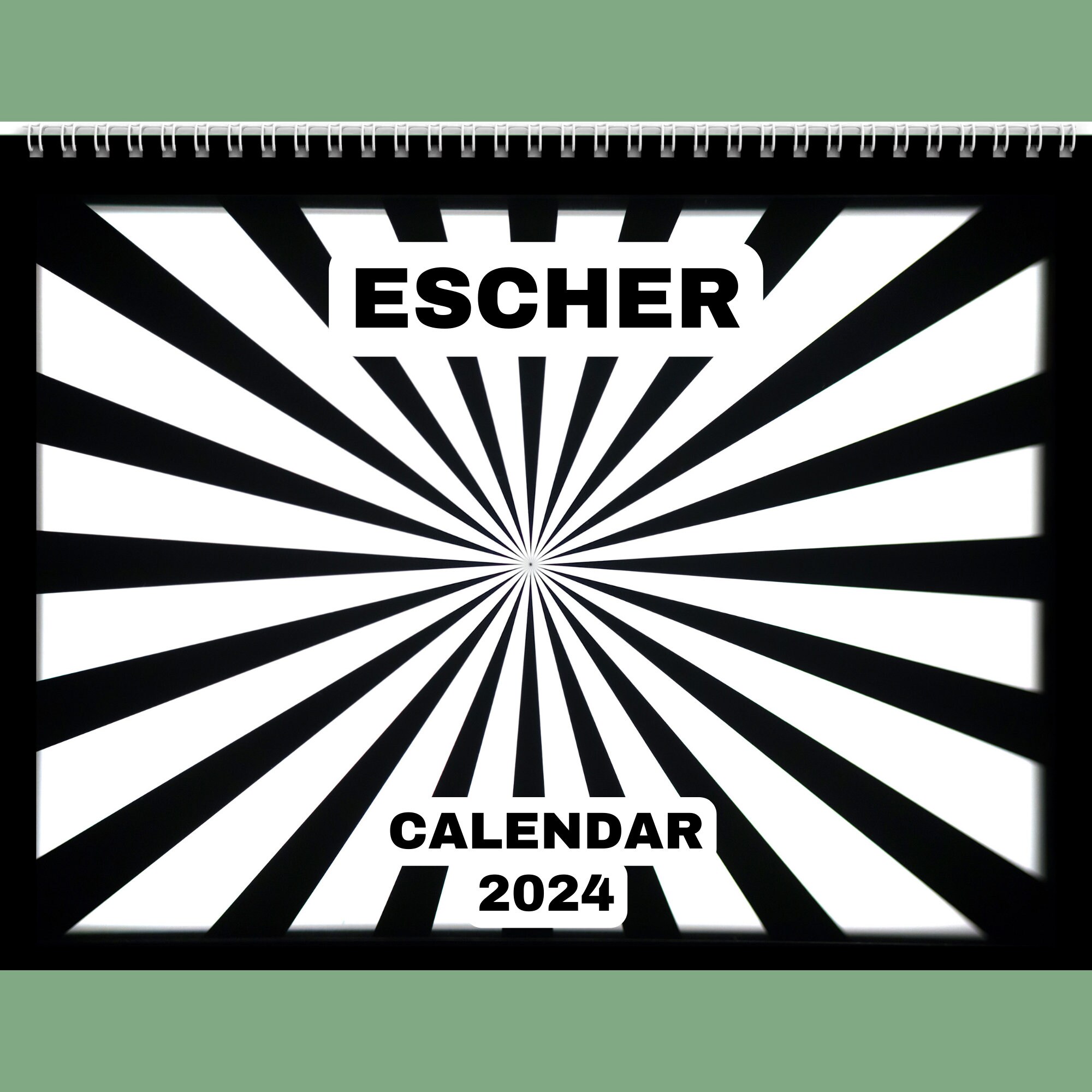 Escher Calendar 2024 Gift Idea for Escher Lovers Escher Art Wall