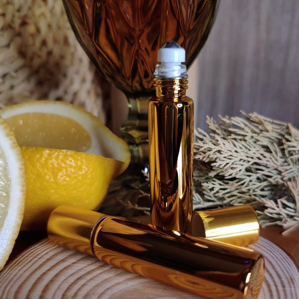 Natural perfume oil - "Honningbrew Meadery" - Roll-on (Lemon, Cypress, Honey)