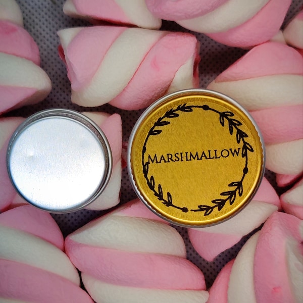 You smell like..."Marshmallow" - Gourmand Solid perfume in a jar or Balm Stick