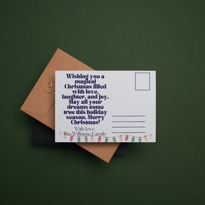 Weihnachten Familie Postkarten-Digital
