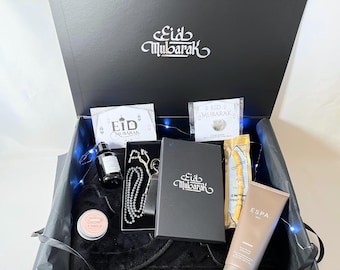 Personalized Islamic Gift Box for Men: Prayer Mat, Tasbeeh, Self-Care Set