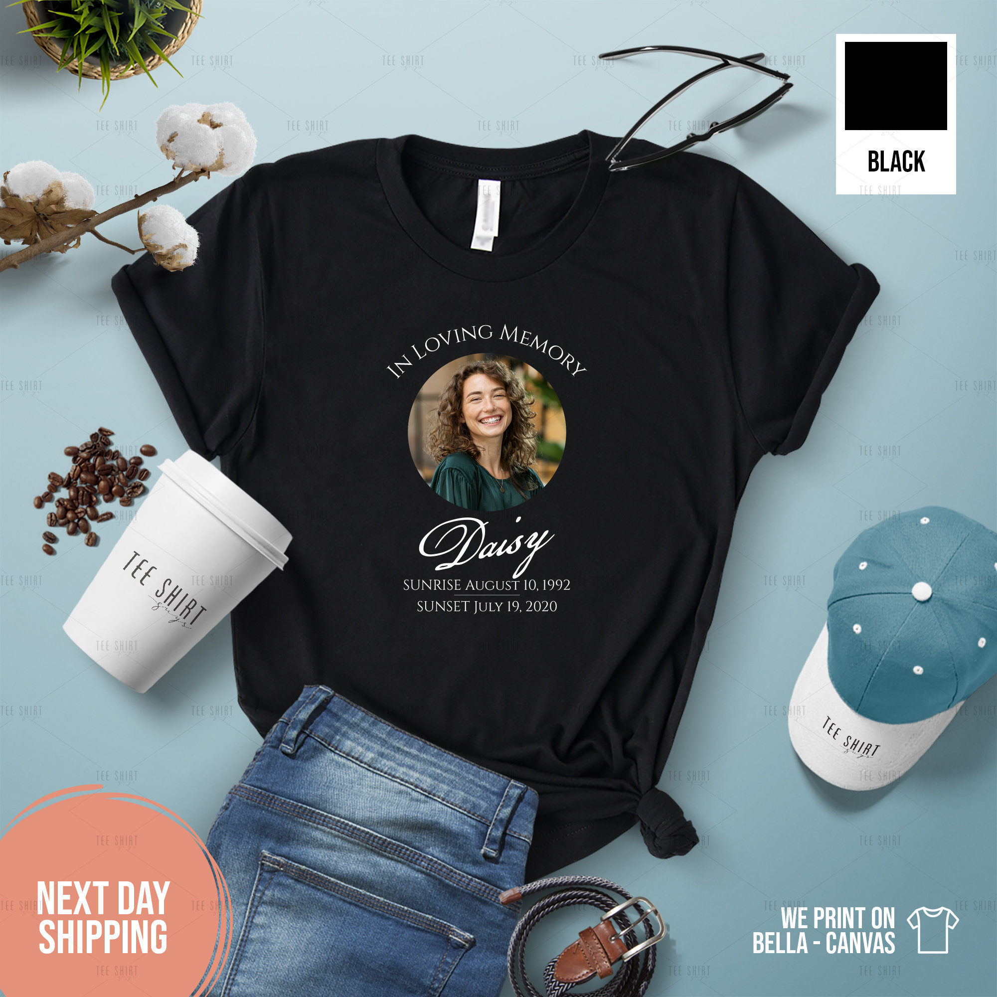 Custom Funeral Shirt Personalized Memorial Tshirt Grieving Etsy