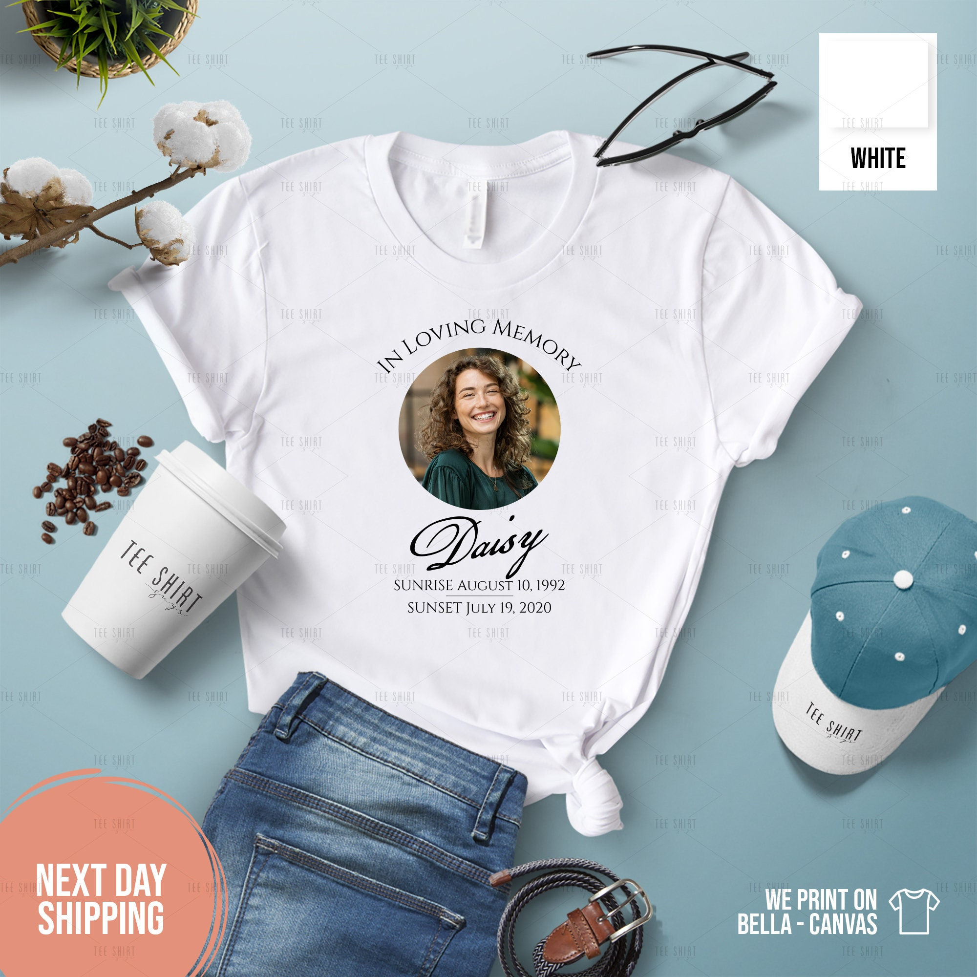 Custom Funeral Shirt Personalized Memorial Tshirt Grieving Etsy