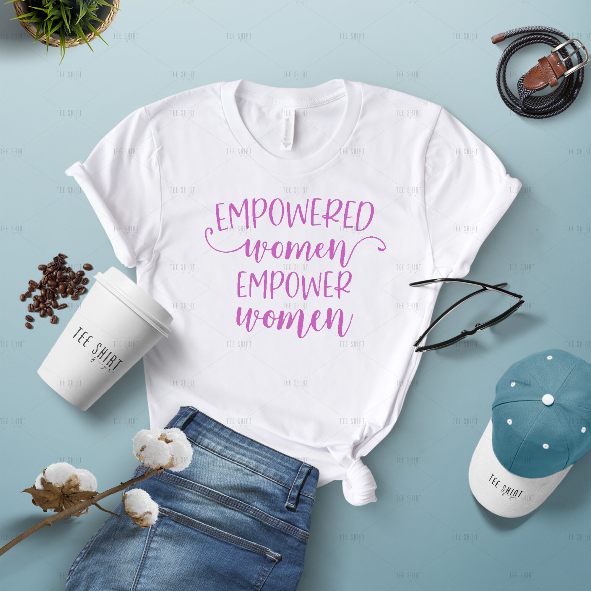 Discover Empowered Women Empower Women, Feminist,  Feminist T-Shirt, Woman Up T-Shirt, Girl Power Shirt, FTM314