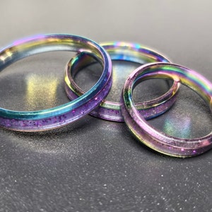Stainless Steel Rainbow Ring (updated)