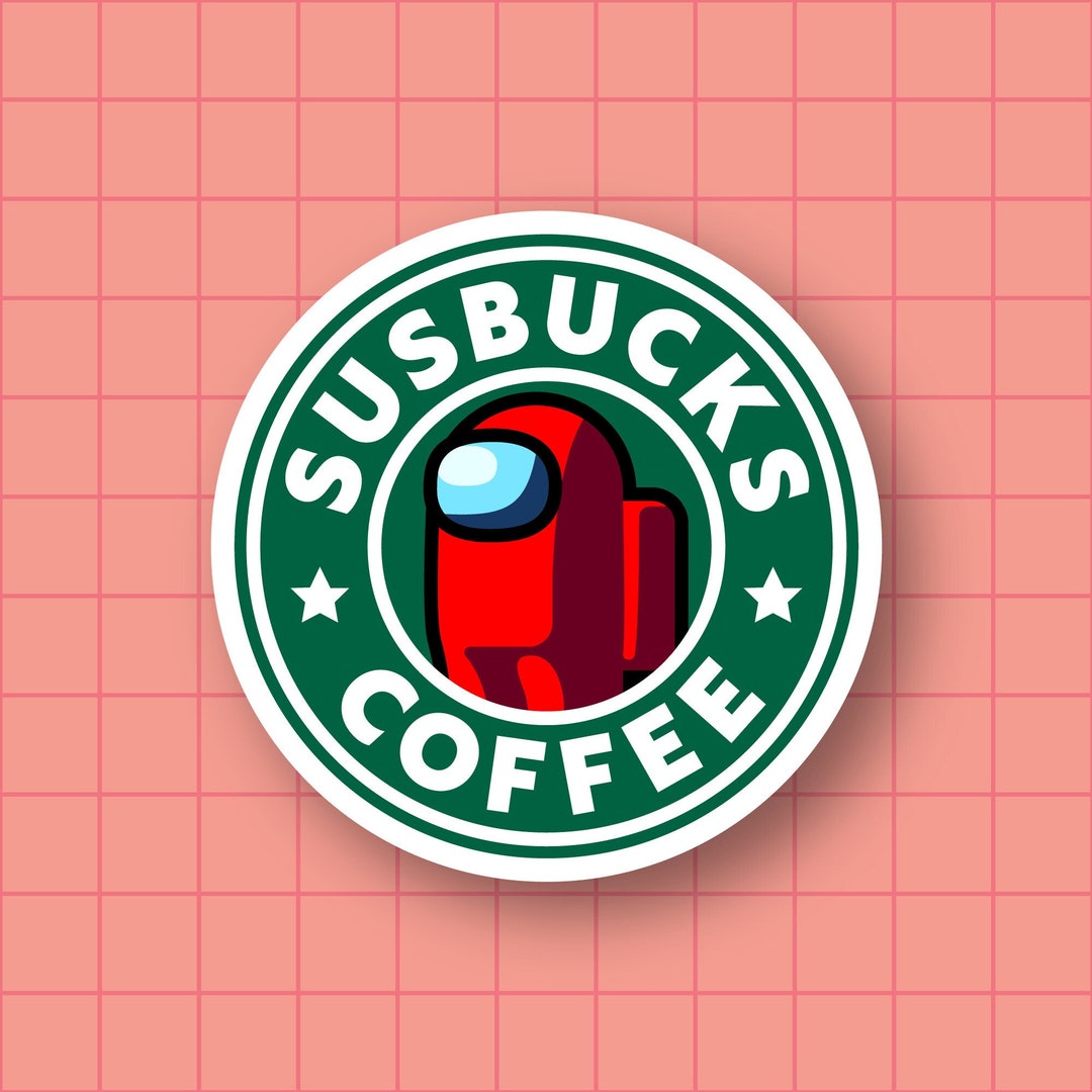 Among Us Starbucks Sticker Etsy