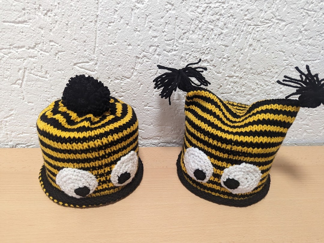 Toilet Hat Toilet Roll Hat Toilet Paper Hat Knitted Black Etsy