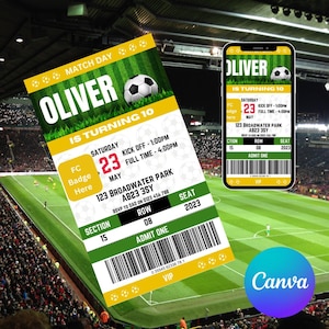BARCELONA PARTY invitation | Football Party Invitation | Kids Soccer Invitation | Kids Football invitation | Digital Editable svg