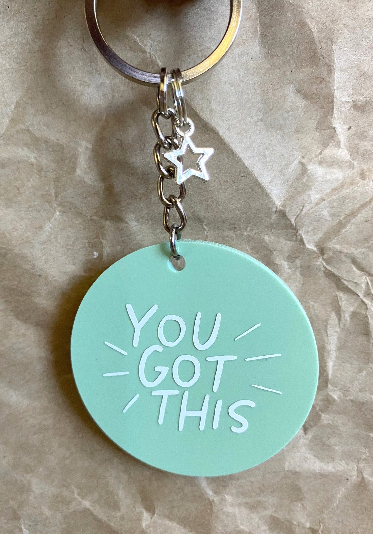 Motivational Quote Keyrings You Got This You Are Enough Etsy Australia