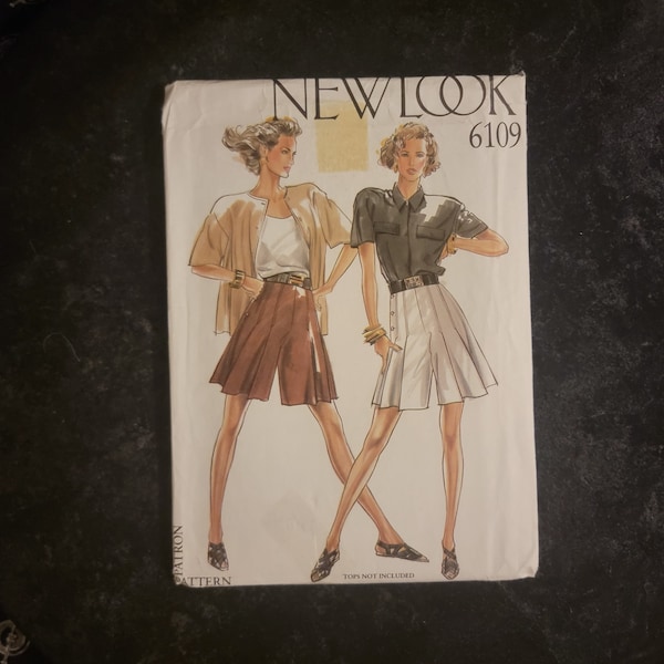 New Look 6109 Pattern, New Look Misses Pattern, Misses Skirt Pattern, 6109 New Look Pattern, New Look Skirt Pattern, 6109 Simplicity, 6109