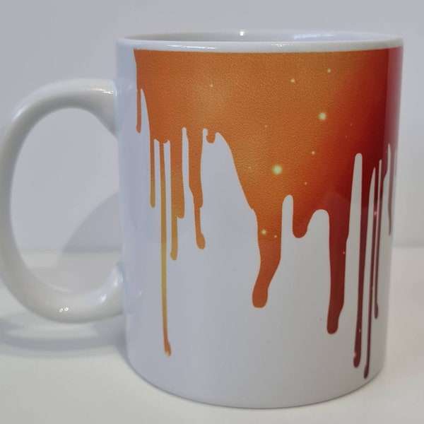 Paint Drip Mug Etsy UK