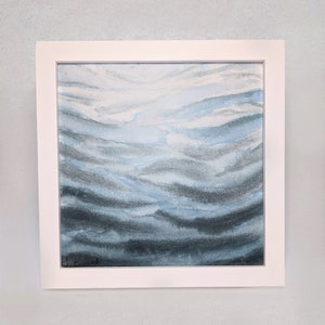 Abstract Waves, Watercolor Digital Print, Download