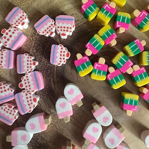 Food Charms for Jewellery Making, Miniature Food Charms, Sweet Treat Themed Charms, Jewellery Making Supplies, Embellishments for Crafting.