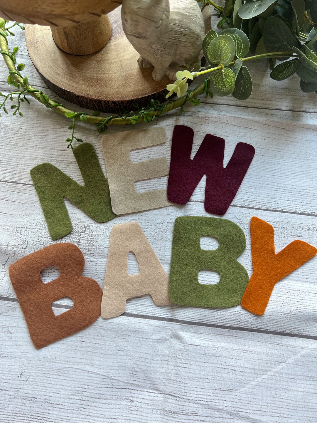 NEW BABY Felt Letter Banner Felt Letters to Decorate New Etsy