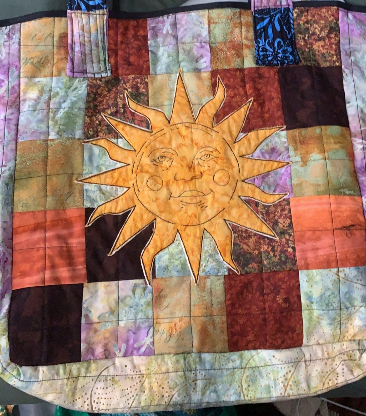 Patchwork Quilted Tote Bag Pattern PDF Etsy