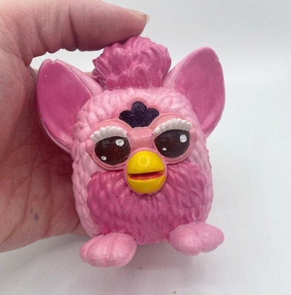 Pink Flamingo Furby Sculpture Model Figurine Figure 1998 1999