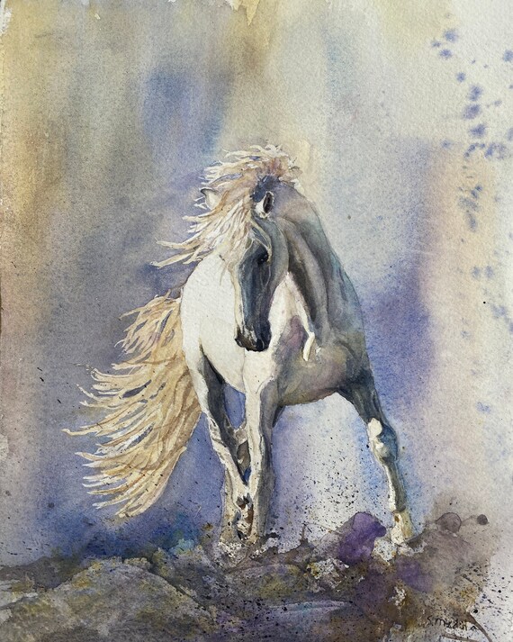 Horse Watercolor Giclee Art Print - Etsy