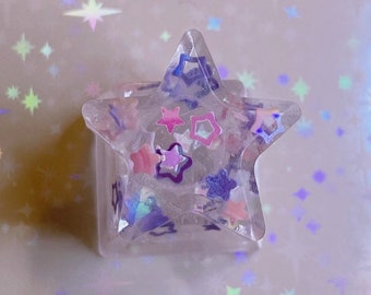 dreamy starlight keycap | handmade | artisan keycap | resin keycap | esc keycap