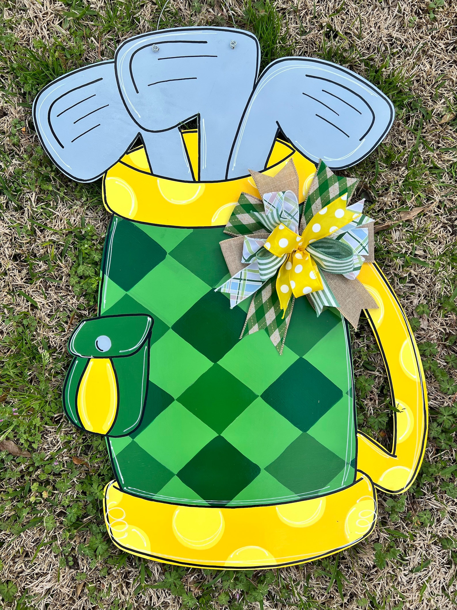 Golf Bag Door Hanger Personalized Door Hanger Golfing Etsy