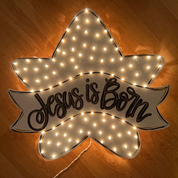 Lighted Cross Tree Topper Etsy