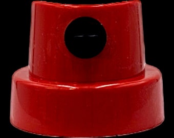 Transversal Red Wide Calligraphy Cap 7" Wide Spray 360 Rotation Spray Paint Caps, Graffiti, Street Art, Home Improvement, Painting Supply