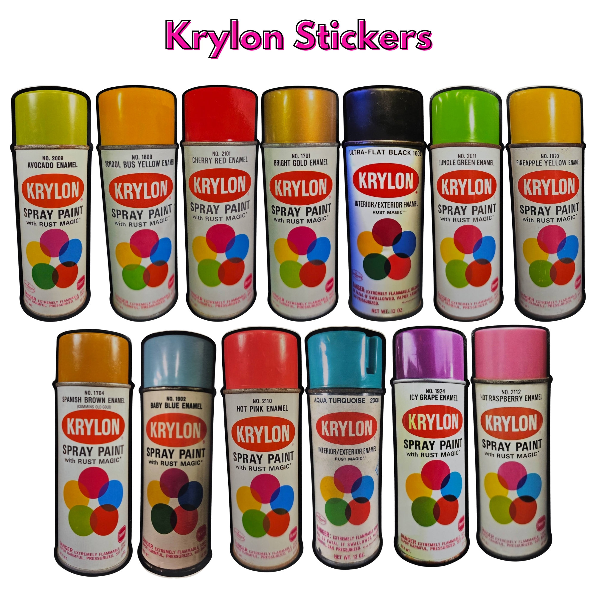 7" Spray Paint Can Stickers, Vintage Cans Graffiti Art, Street Art - Etsy