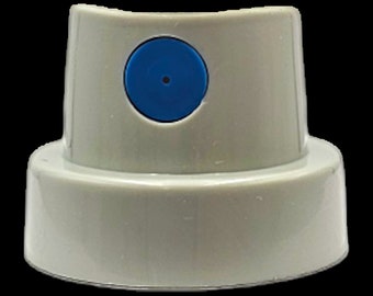 Blue Dot "Soft Blue" (1.4") Fading Spray Paint Cap, for fades Graffiti caps, spray paint caps, male caps, street art caps, spray paint tips