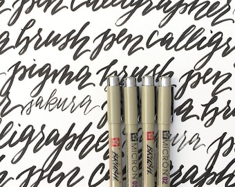 Sakura Micron Pen The most trusted pen for line work, tattoo flash, fine detail and note taking