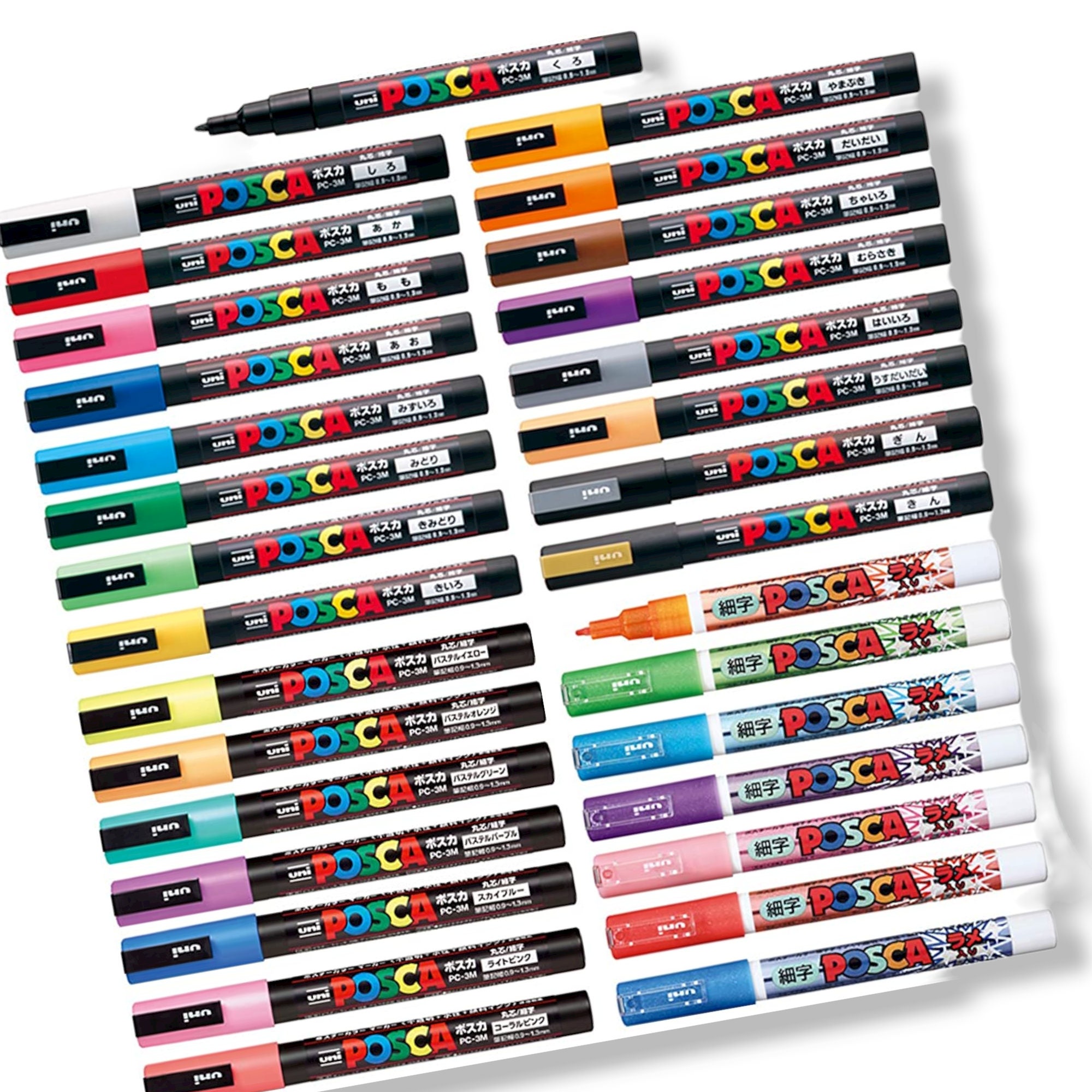 Posca Paint Pens - PC1MR - Ultra fine – ART QUILT SUPPLIES - 2 Sew