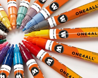 Molotow ONE4ALL 127HS <METALLICS> 2mm Acrylic Paint Markers