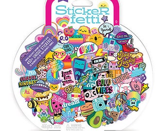 Craft-Tastic Stickerfetti Kit over 450 stickers!