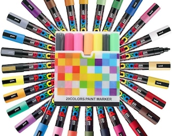 Posca PC-5M Paint Marker Acrylic Paint Markers Bullet Tip 1.8-2.5mm - Top Sellers
