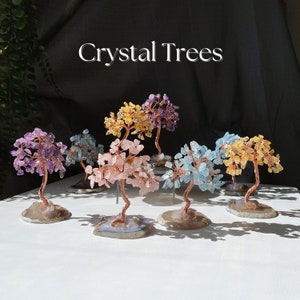 Feng Shui Crystal Tree, Crystal Money Tree, Attract and Manifest, Handmade and Handcrafted, Gemstone Tree, Citrine Tree, Amethyst Tree
