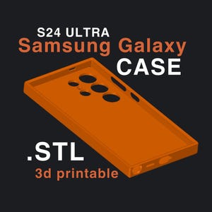Samsung Galaxy S24 ULTRA Phone Case 3D Printer File HIGH POLY 3mf, stl