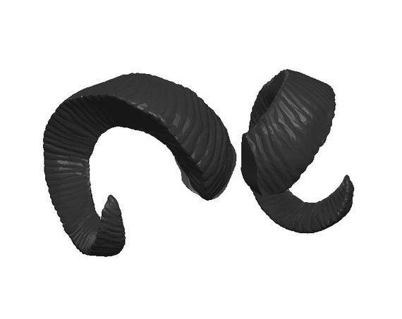 Horn 3d model for Halloween, Decor, Accessories High Poly and Low Poly 2 File