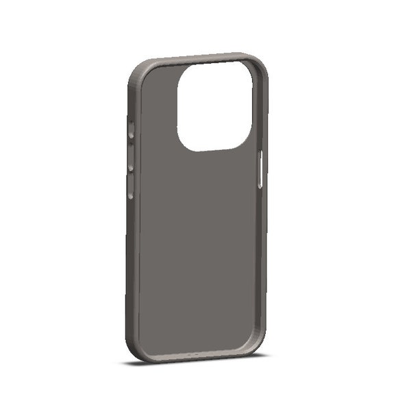 iPhone 15 Pro Case 3D Printer File HIGH POLY