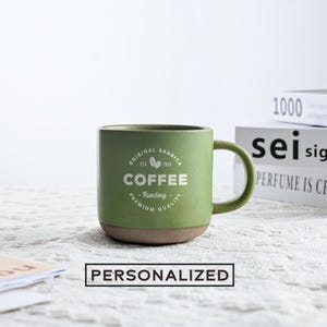 Custom Ceramic Mug, Engraved Logo Coffee Mug, Tea Cup, Ceramic Mug, Personalize Mug with Company Logo, Engraved Logo Mug, Employee Gifts
