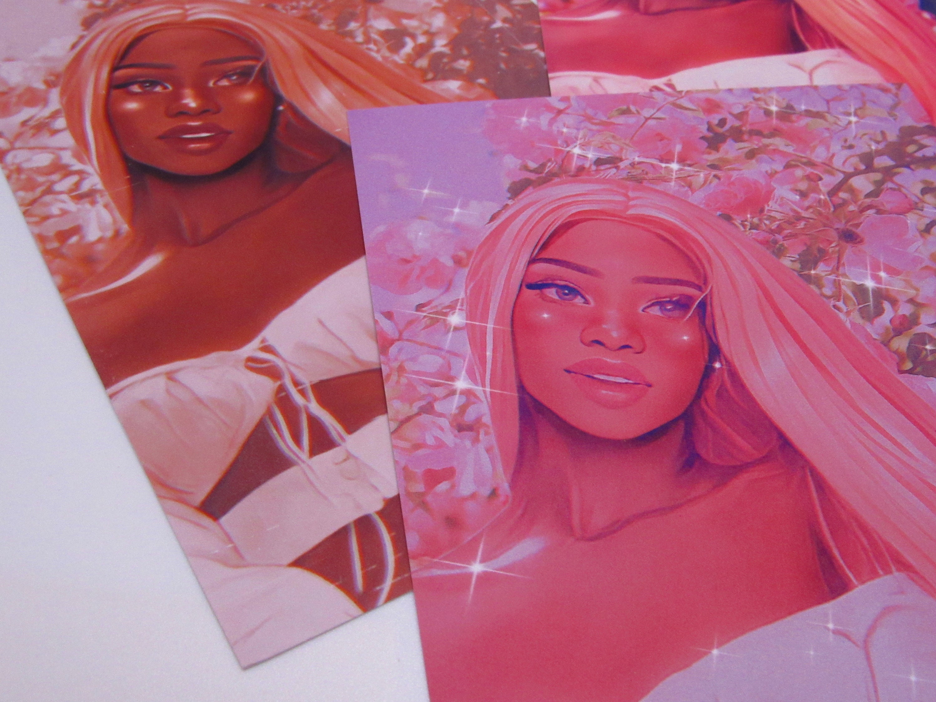 Cute Anime Art Prints Trendy Wall Decor Pastel Aesthetic Etsy