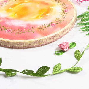 Lovely Embrace ~ Lovecore Pastel Sun - Embroidery Hoop Print | Romantic Wall Art, Cute Room Decor, Whimsical Scenery, Dreamcore Aesthetic image 8