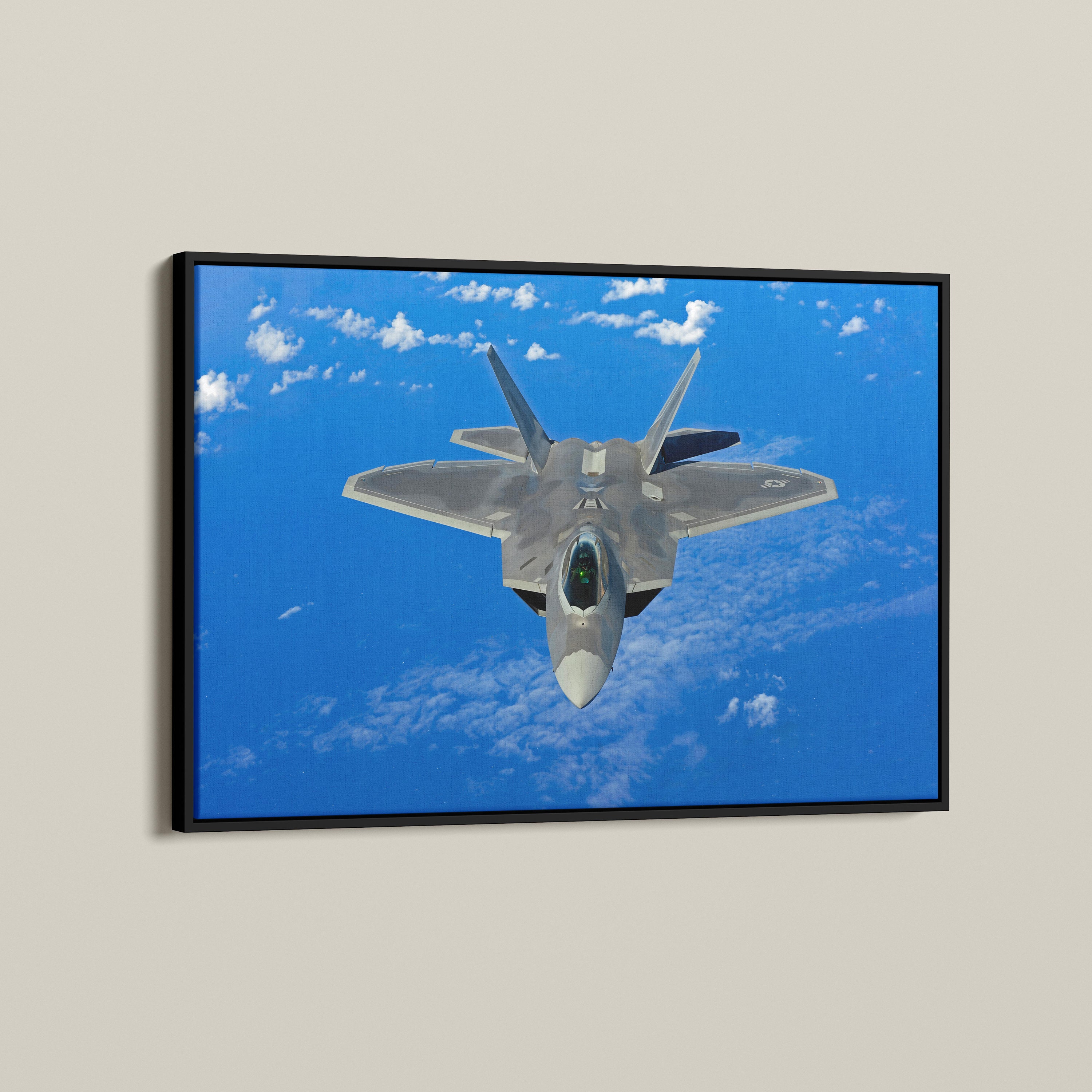 Fighter Jets Wall Decor F22 Raptor Wall Art F22 Art / Etsy