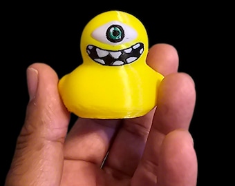 Electric Bass Duck – Funny Raver-Inspired 3D Printed Duck Toy – EDM Decor – Custom DJ Gift