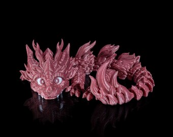 High Quality and Durable Articulated Dragons - Baby and Adult Versions
